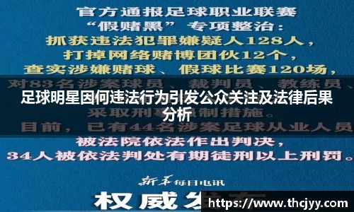 足球明星因何违法行为引发公众关注及法律后果分析